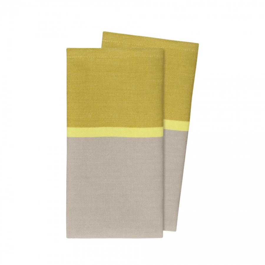 Table & Kitchen Remember | Cotton Napkins ,Lime', Set Of 2