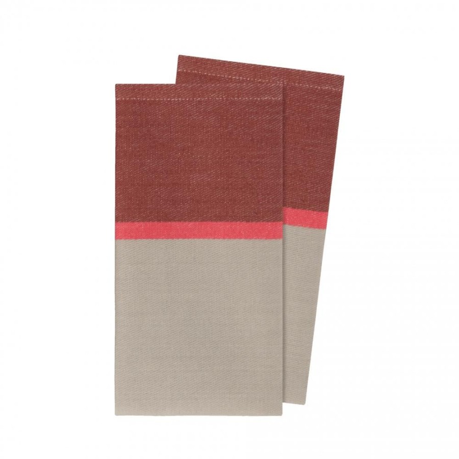 Table & Kitchen Remember | Cotton Napkins 'Raspberry', Set Of 2