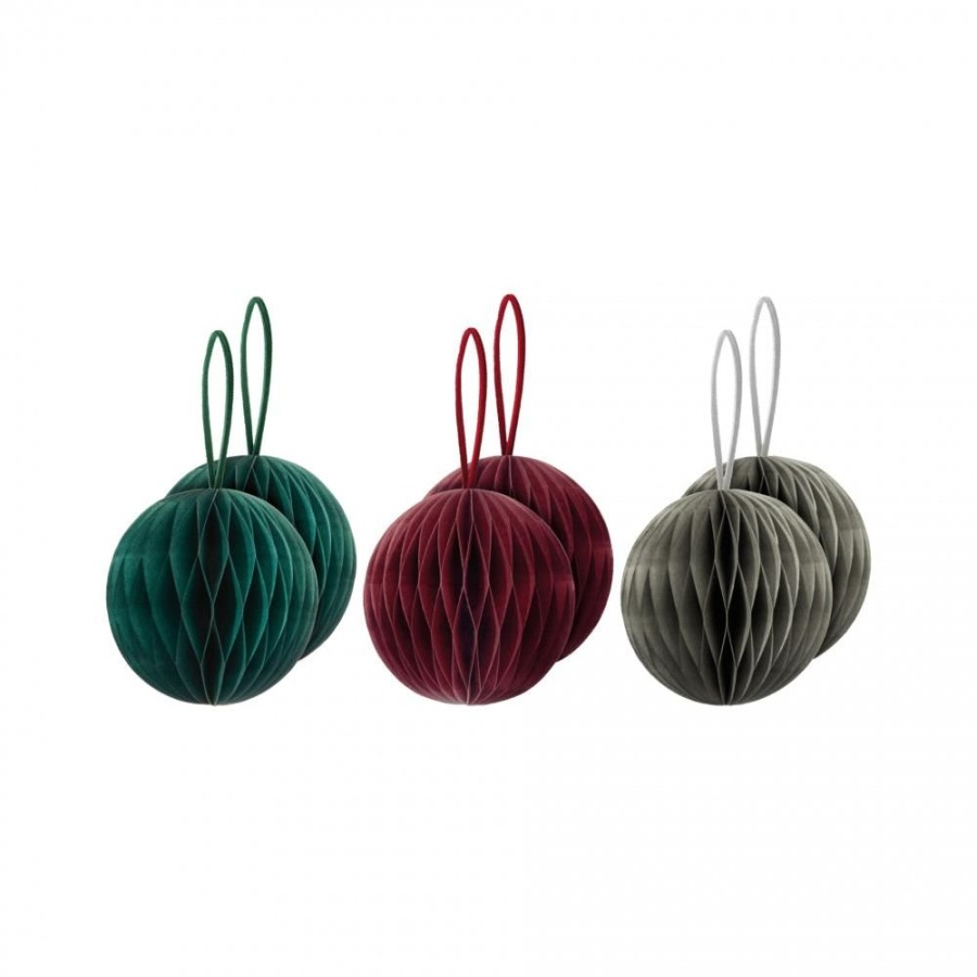 Living Remember | Remember Tree Decorations Christmas Balls, Set Of 6