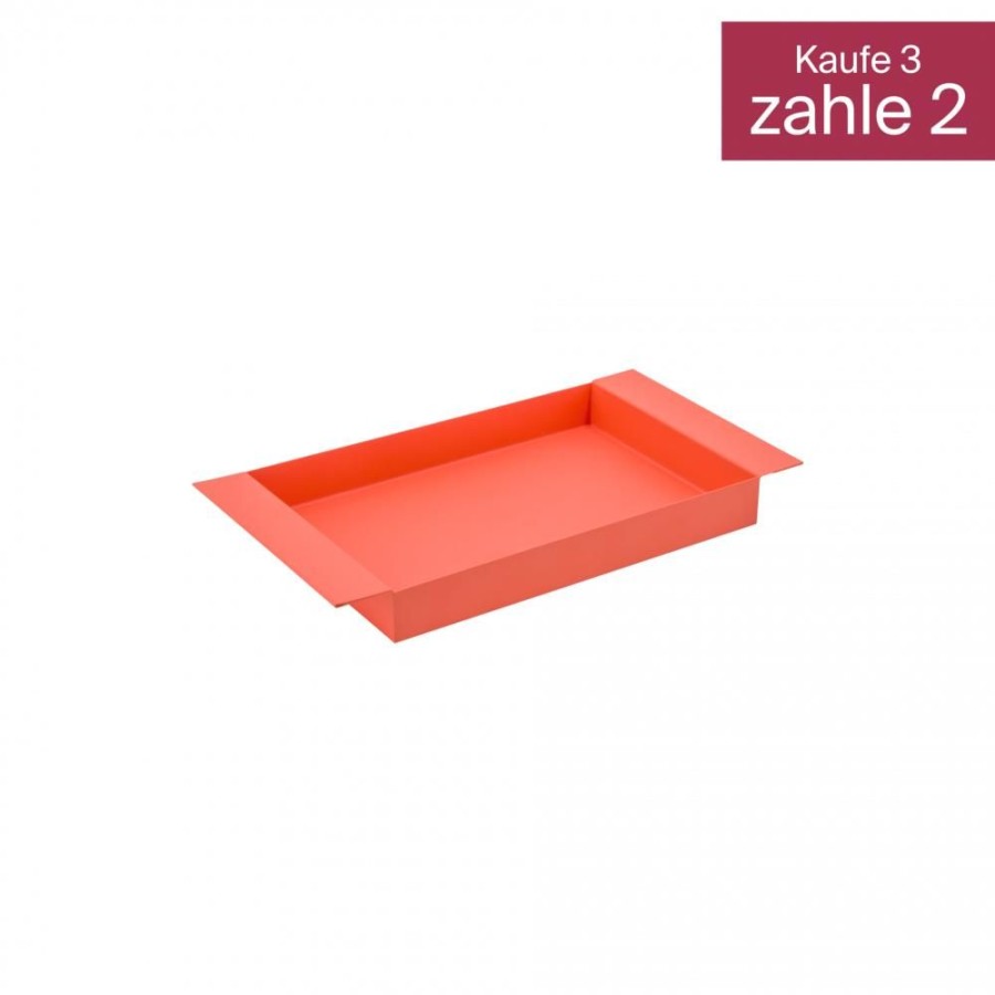 Table & Kitchen Remember | Metal-Tray Ryo Small 'Coral'