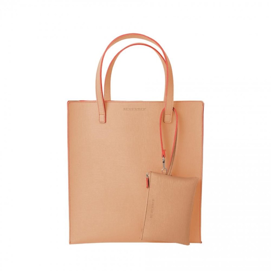 Fashion Accessories Remember | Shopper With Pouch 'Terracotta'